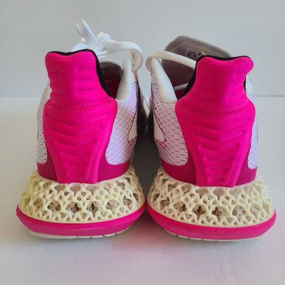 NEW Adidas Womens 4DFWD Pulse Running Shoes Q46225 Size 6.5 White Pink - Picture 5 of 8